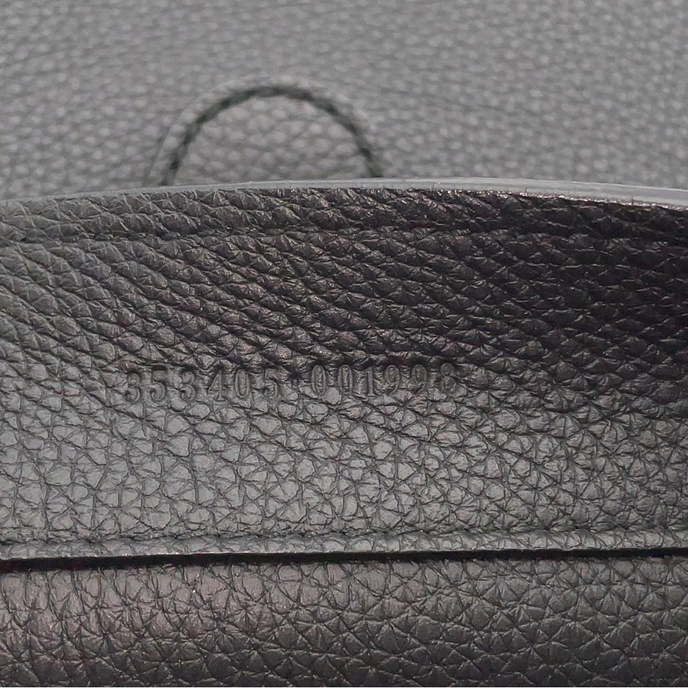 Auth GUCCI Leather Black Clutch Bag/Briefcase 🔥EUC Condition w/ key & dustbag - Picture 16 of 17